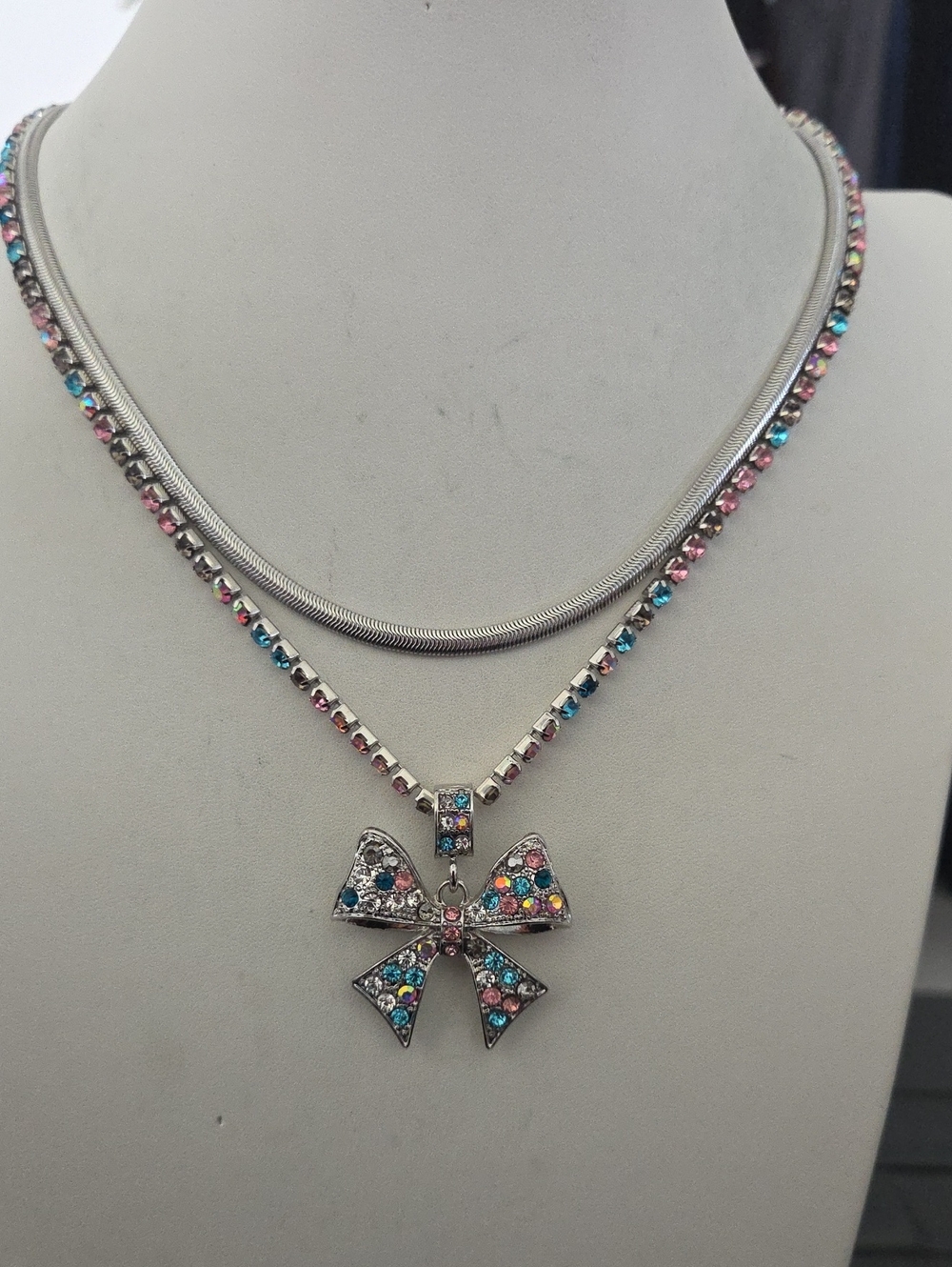 Paparazzi Cheerful Coquette Multi Necklace NWT
